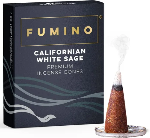 Miniatura 10 de Fumino® Conos de incienso fresco Autumn Breeze 20 por caja, fragancia Masala Agarbatti Joss para relajación y meditación, decoración del hogar