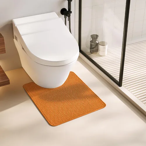 Miniatura 24 de TYUU Alfombras de Baño Antideslizantes Lavables, Tapete de Baño Súper Absorbente Delgado de Pila Baja para Secar Rápido, Alfombra de Baño Pequeña