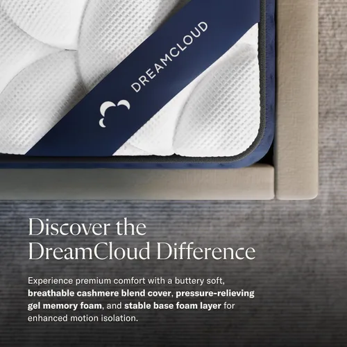 Miniatura 3 de DreamCloud Premier Rest - Colchón individual XL de 14 pulgadas, espuma viscoelástica de gel de lujo, prueba de 365 noches, capas premium