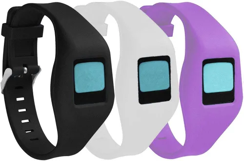 Miniatura 10 de QGHXO Pulsera de hebilla para Fitbit Zip, correa de silicona de repuesto con cierre de reloj cromado y hebilla de cierre para Fitbit Zip
