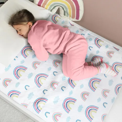Miniatura 7 de Hygge Sheets - Almohadillas para orinar para niños y niños pequeños, 100% impermeable, almohadilla antideslizante para camas de tamaño matrimonial