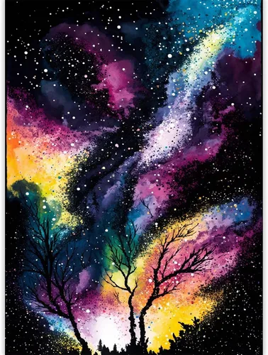 Miniatura 10 de CoHraeu Kits de pintura de diamantes en D para adultos, kits de pintura de diamantes de árbol de estrella, arte de gemas de diamante para decoración