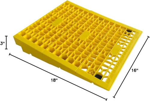 Miniatura 9 de MaxxHaul 50724 Rampa de umbral modular para puertas, elevación de hasta 3 pulgadas, paquete de 2