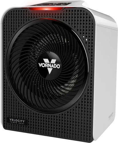 Vornado Velocity 5 - Calentador de espacio para toda la habitación con control de clima automático, temporizador y características de seguridad,