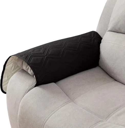Miniatura 42 de Genina Juego de 2 Fundas de Reposabrazos para Sofá 100% Impermeables, Fundas para Reposabrazos de Sofá, Sillón, Protectores Antideslizantes