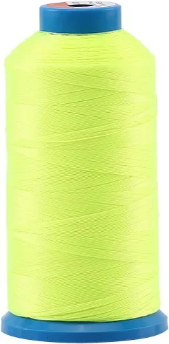 Miniatura 24 de Selric [1500 yardas/recubierto/sin desenredo/22 colores disponibles] Hilos de nailon prensado resistentes #69 T70 tamaño 210D/3 para tapicería