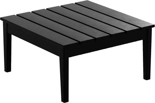 Miniatura 18 de WestinTrends Ashore - Mesa de centro para exteriores, 32 pulgadas para todo tipo de clima, de madera de polietileno Adirondack, mesa auxiliar Teca