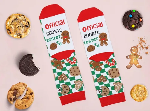 Miniatura 2 de IRISGOD Divertidos calcetines de Navidad para hombres y mujeres, regalos de Navidad novedosos y locos para la familia