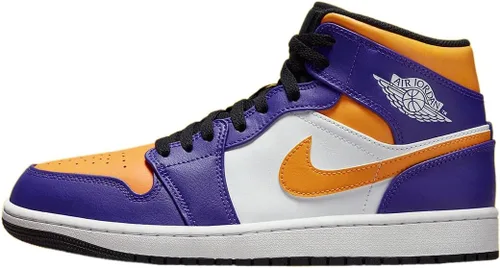 Jordan Air Jordan 1 Mid DQ8426 517 Lakers para hombre, talla 8.5, Kleur Als Op Fotos
