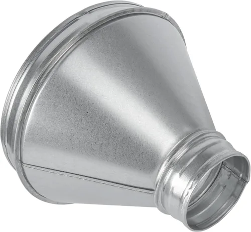 Miniatura 13 de Reductor de conducto redondo de 6 a 4 pulgadas - Aumentador de tubería de acero galvanizado de ajuste macho - Acoplamiento para sistemas