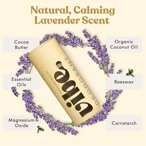 Miniatura 3 de Desodorante sin aluminio para mujeres y hombres, paquete de 2, control de olores natural y de larga duración con aceite de coco orgánico y cera