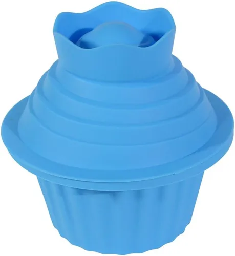 Miniatura 2 de Moldes gigantes para cupcakes, moldes de silicona con tapa grande aptos para lavavajillas, juegos de hornear para cupcakes jumbo antiadherentes