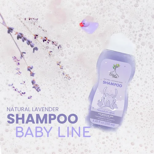 Miniatura 5 de Arbol Verde - Champú lavanda para bebés (8.45 onzas líquidas) Hipoalergénico, sin alcohol, suave para la piel sensible, aroma relajante