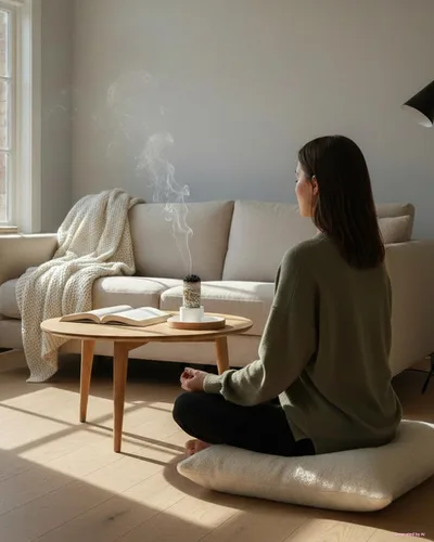 Miniatura 8 de Soporte de incienso de cerámica, cuenco de salvia blanca, plato de manchas para velas de palo, santo, salvia y soporte de salvia