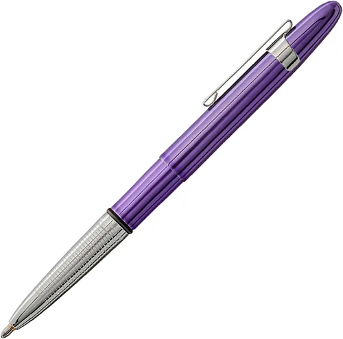 Miniatura 49 de Bolígrafo en forma de bala Fisher Space, con acabado en cromo y en caja de regalo., Cromado