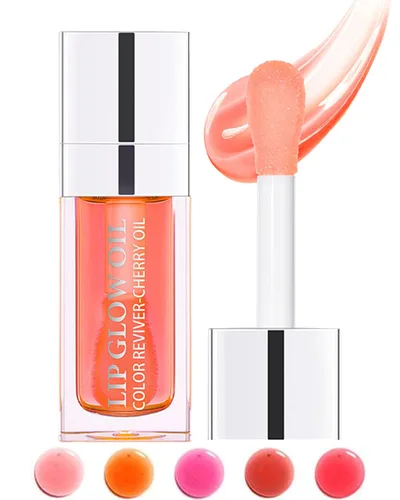 Miniatura 15 de Aceite de labios que brilla intensamente, brillo hidratante para labios, aceite labial Glow Reviver, tinte de aceite hidratante de larga duración