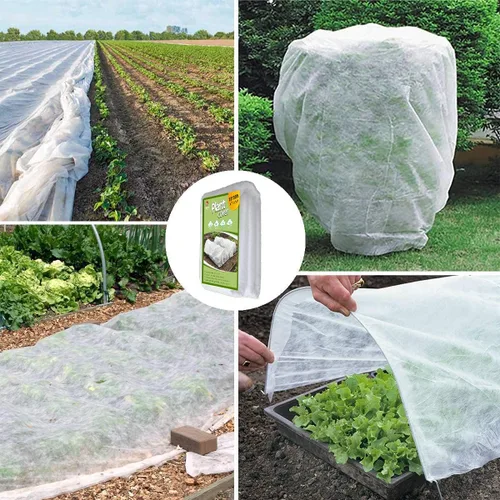 Miniatura 5 de SUNPRO Cubiertas para plantas, protección contra congelación, 10 pies x 30 pies, 1.0 oz/yd², cubierta flotante reutilizable para filas, mantas
