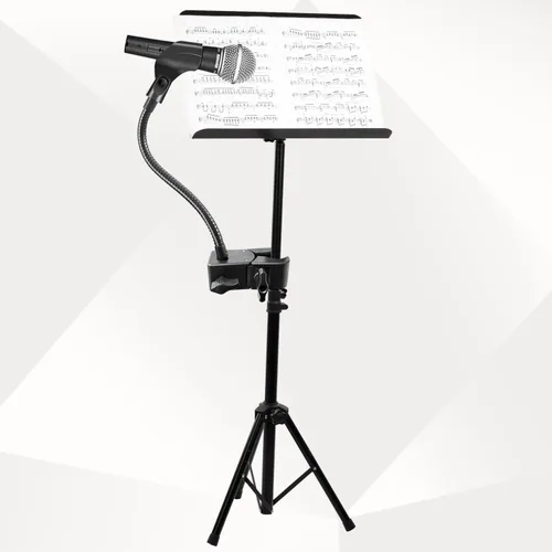 Miniatura 6 de Soporte de Micrófono de Cuello de Cisne, Soporte de Brazo de Micrófono Flexible, Soporte de Micrófono de Escritorio con Súper Abrazadera de Montaje