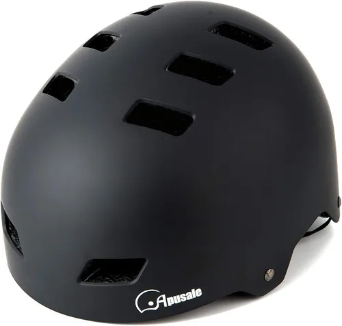 Miniatura 3 de Casco para bicicleta y patineta, ajustable y multideporte para patines y scooter, 3 tallas para adultos, jóvenes, niños y bebés Negro