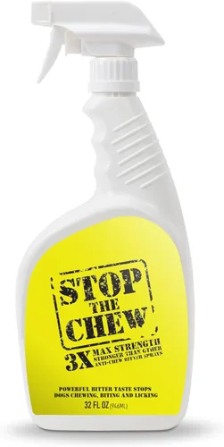 Miniatura 9 de Spray profesional anti mascadas para perros y cachorros, sin alcohol, disipador amargo más poderoso, 8 onzas