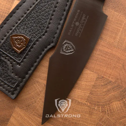 Miniatura 9 de Dalstrong Cuchillo de pelar – 4 pulgadas – Serie Spartan Ghost – Acero en polvo forjado americano premium S35VN – Hoja afilada – Cuchillo de cocina
