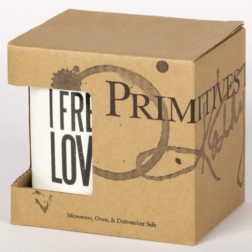 Miniatura 3 de Primitives by Kathy Taza de café, I Freaking Love You