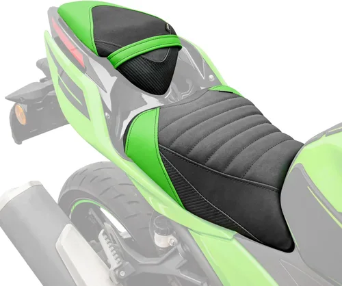 Miniatura 17 de Almohadilla de Asiento para Motocicleta Delantero Conductor Trasero Pasajero para Kawasaki Ninja400 Z400 2018 2019 2020 2021 2022 2023 2024 2025