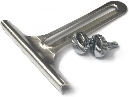wenettion Calibre "T" para máquina de coser/guía de borde de costura con tornillos