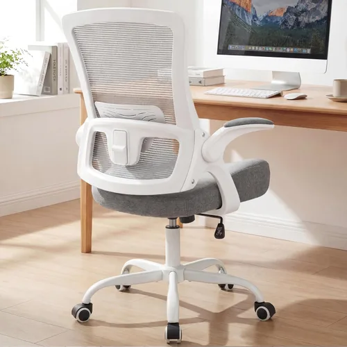 Miniatura 15 de NEO CHAIR Silla de oficina con respaldo alto, silla de malla, cómodo asiento de computadora para juegos con reposacabezas ergonómico ajustable, 2.