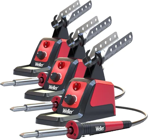 Miniatura 9 de Weller Estación de soldador de hierro con agarre de potencia de vataje variable de 20 a 80 vatios WLSK8012A