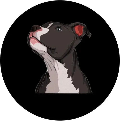 Miniatura 3 de American Pit Bull Pitbull Terrier - Cabeza de perro canina PopSockets intercambiables
