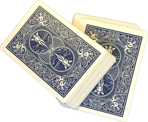 Miniatura 3 de Paquete de dos mazos Svengali azules; incluye más de 100 trucos, dos mazos que seguramente sorprenderán