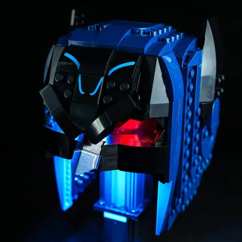 Miniatura 6 de Kit de luces LED compatible con Lego 76238, kit de iluminación de construcción para (Batman Cowl). (Solo kit de luz Led) (versión clásica)