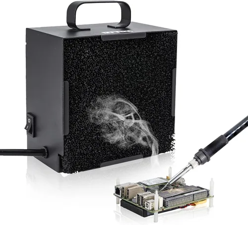 Miniatura 10 de KOTTO Absorbedor Eliminador de Humo de Soldadura Extractor de Humos Absorbedor de Prevención de Humo Ventilador de Trabajo DIY para Estación