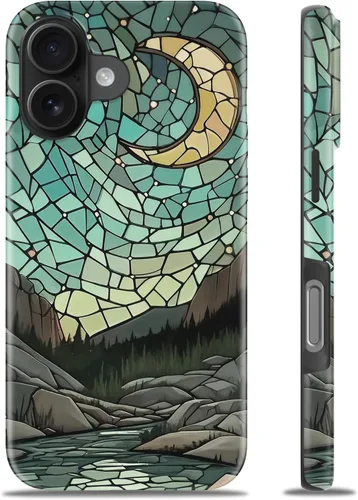 Miniatura 192 de Goodon para iPhone 17 Pro, Funda Estética de Gato Negro y Niña Naranja, Compatible con Magsafe, Funda Protectora Retro Única y Moderna de Silicona