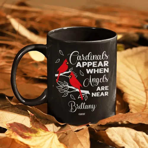Miniatura 4 de CUBICER Taza de café de cerámica negra personalizada, tazas religiosas, con nombre personalizado, tazas grandes con refranes para mujeres, hombres