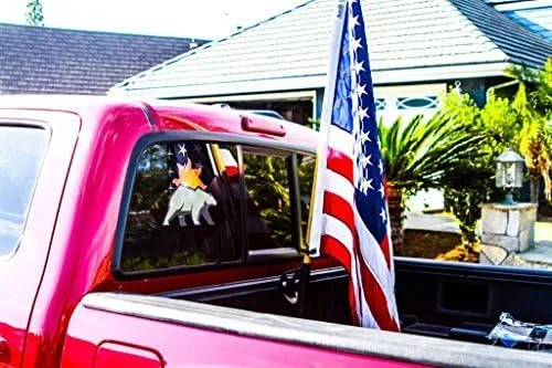 Miniatura 2 de Sistema de montaje de asta de bandera para Toyota Truck Bed Rail