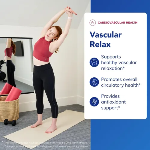 Miniatura 3 de Pure Encapsulations Relajación vascular Combinación hipoalergénica para una relajación vascular saludable y salud circulatoria general 120