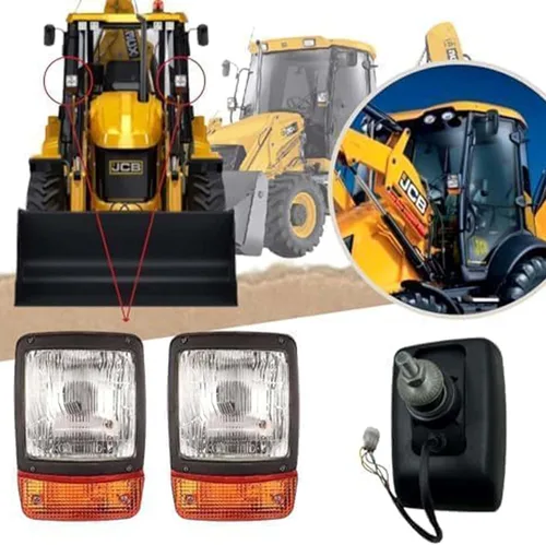 Miniatura 2 de Faros retroexcavadoras cargadoras de faros delanteros JCB luces de cabeza Indicador apto para varios modelos adecuado para JCB Universal 3C 3CX 3D