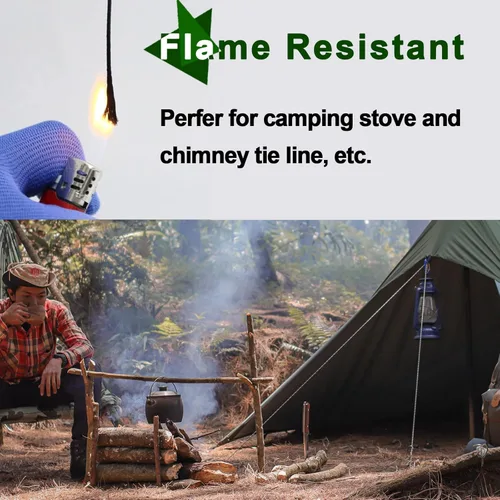 Miniatura 4 de 9KM DWLIFE Cuerda de Kevlar Línea de Kevlar, Alta resistencia, Resistencia a la abrasión, Retardante de llama, Cable de asistencia de pesca, Cuerda