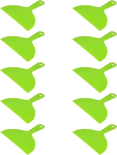 10 espátulas de masilla flexibles de plástico de 8 pulgadas, paquete de tamaño grande, desechable, herramienta de raspador de pintura de plástico