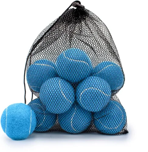 Miniatura 17 de Magicorange Pelotas de tenis, paquete de 12 pelotas de tenis de entrenamiento avanzado, pelotas de práctica, vienen con bolsa de malla para un fácil