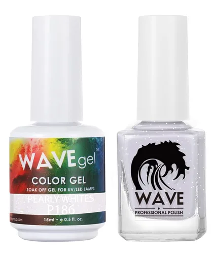 Miniatura 126 de WAVEGEL - Juego dúo de gel y esmalte de uñas a juego - Colección Simplicity - #P109 Blizzard I 0.5 onzas