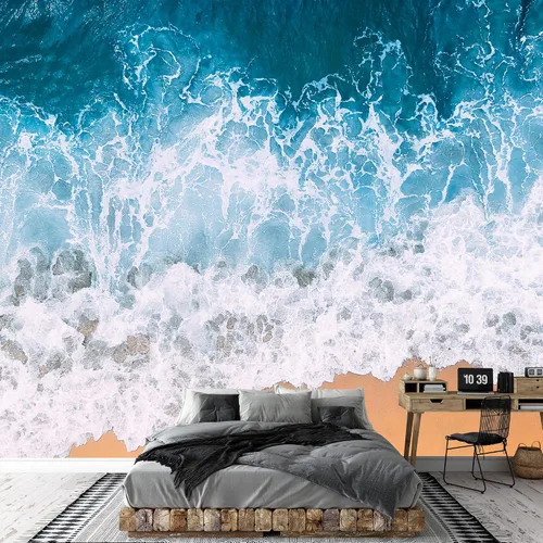Miniatura 20 de SIGNWIN Adhesivo mural removible para pared, acuarela, pastel, tormenta, nube, lago, pantano, naturaleza, desierto, bellas artes, duotono, paisaje
