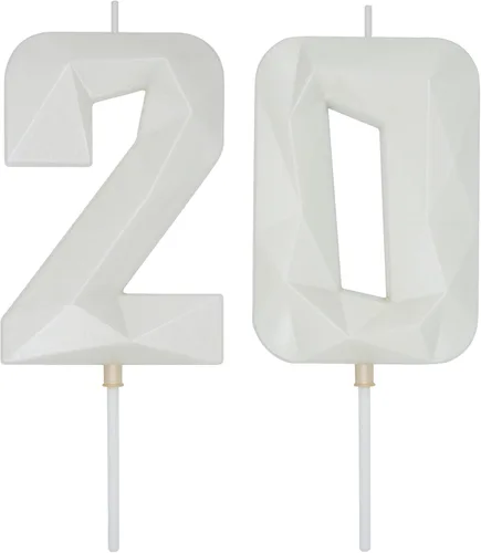 Miniatura 87 de DERVENTA Velas de cumpleaños con números grandes, 3D, color rosa, 3.7 pulgadas, decoración para tartas de fiesta, 1 pieza (número 3 rosa)