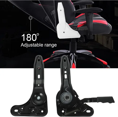Miniatura 7 de Homoyoyo Silla de herramientas giratoria, ajustador de ángulo, reguladores de silla de oficina para juegos, sintonizadores de ángulo múltiple