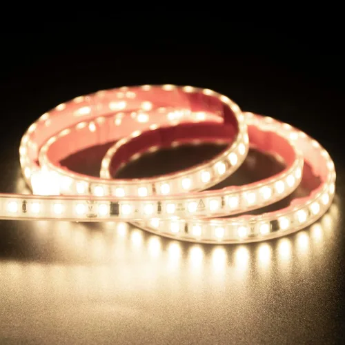 Miniatura 11 de Tira de luces LED AC 110V 2 metros blanco cálido 3000K SMD 2835 cinta LED cortable 6.56 pies adhesiva IP67 impermeable 120 voltios 2M