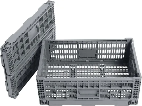 Miniatura 6 de Contenedor de almacenamiento plegable, caja de transferencia de 52 litros, caja de almacenamiento de varios artículos