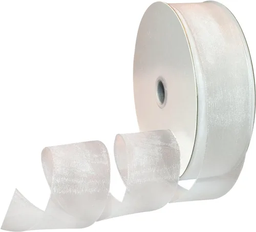 Miniatura 103 de Morex Ribbon 91803/100-609 Cinta de nailon Organdy, 5/8 pulgadas por 100 yardas, color rojo