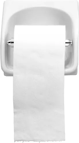 Miniatura 6 de Shappy 2 piezas de soporte universal de papel higiénico de repuesto con resorte de plástico retráctil de repuesto para papel higiénico para baño